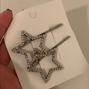 Free People Sparkly Star Hairpins
